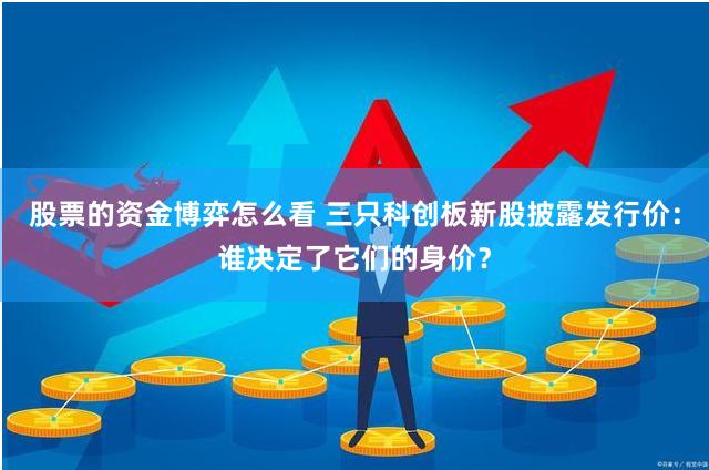 股票的资金博弈怎么看 三只科创板新股披露发行价：谁决定了它们的身价？